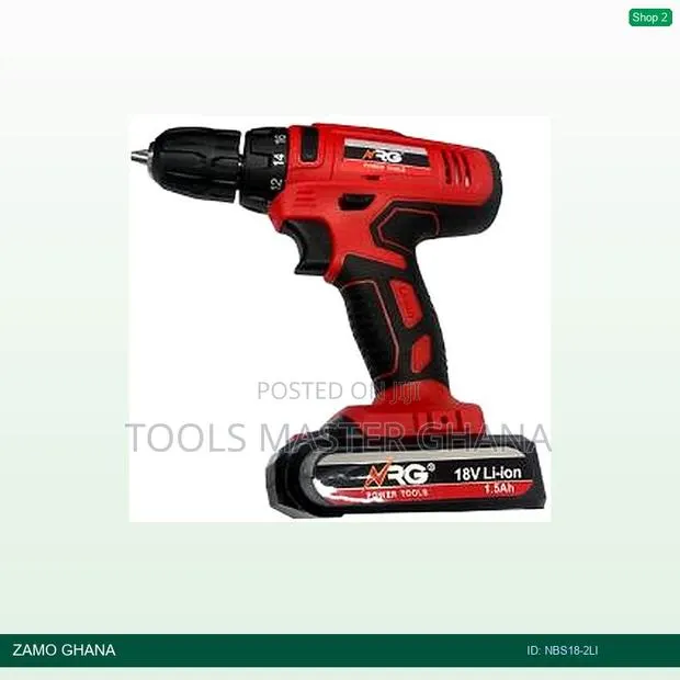 Cordless Drill 18v 1.5a Li-Ion 2li - Nbs18-2li · Photo 1
