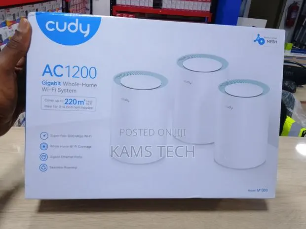 CUDY AC1200 Whole-Home WIFi System (Access Point) M1300 · Photo 1