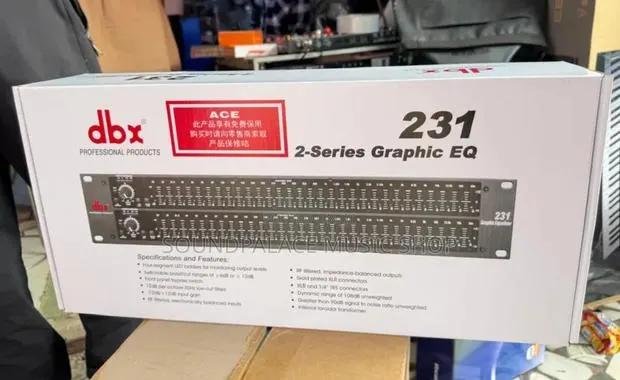 DBX 231 2-Series Graphic Equalizer. (31-Band Audio Processor) · Photo 1