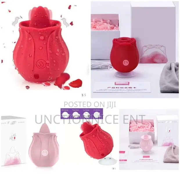 Rose Vibrator Vagina Clit Sucker Female Couple Sex Toy · Photo 1