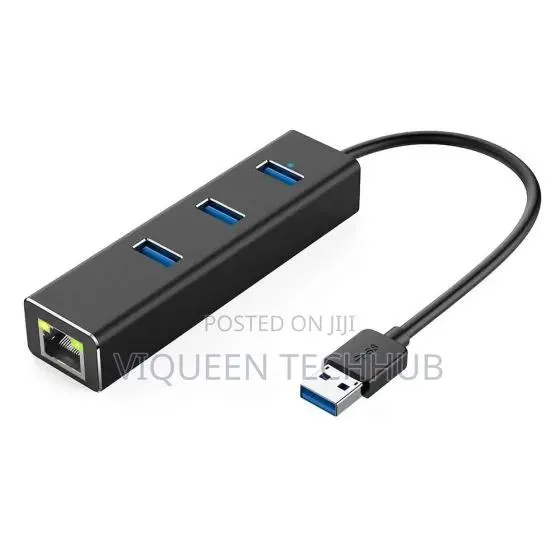 USB to Lan 3 Port Metal · Photo 1