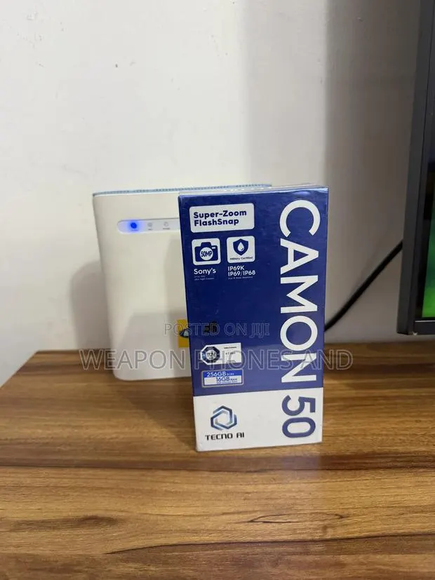 New Tecno Camon 50 256 GB Black · Photo 1