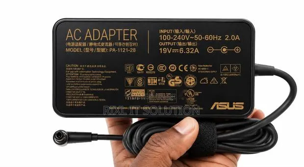 ASUS ROG 120W Original Laptop Charger 19V 6.32A Adapter 5.5x2.5mm · Photo 1