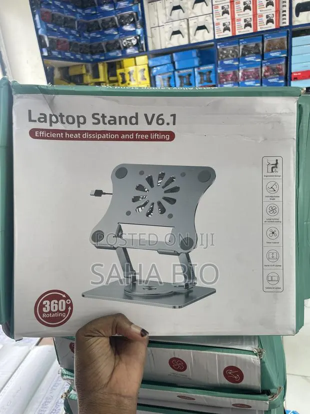 Laptop Stand With 360 Rotation Base · Photo 1