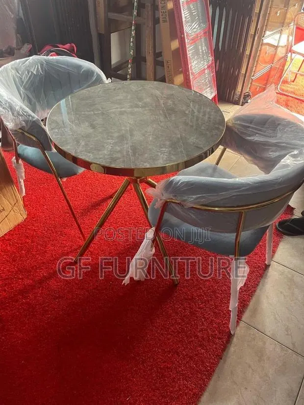 2chairs Modern Nordic Luxury Velvet Dining Set · Photo 1