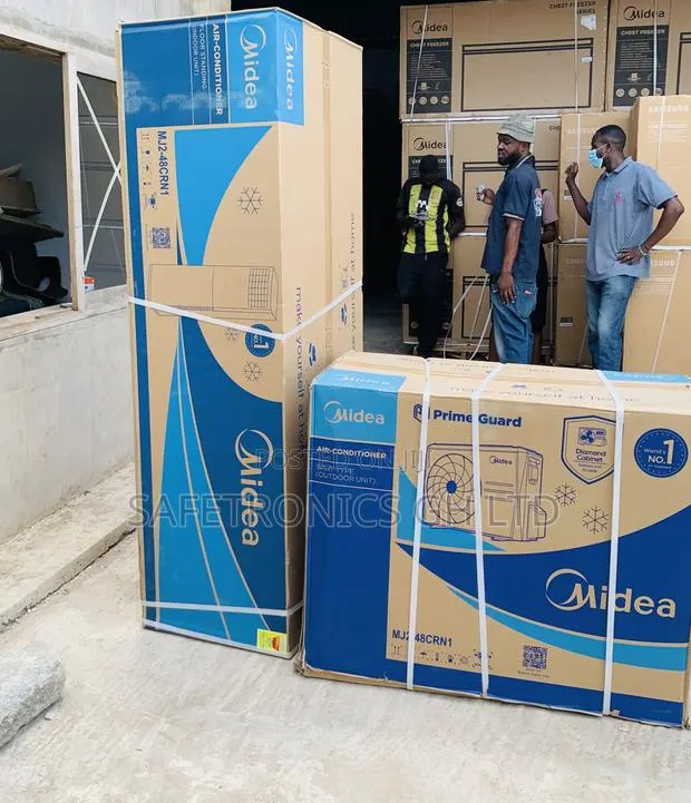 Fabulous Sleek Midea 5.0hp Floor Standing Air Condition Mj2-48crn1 · Photo 1