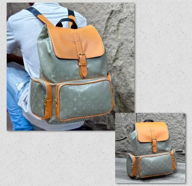 Louis Vuitton Brown & Sea Blue Waterproof Backpack · Photo 1