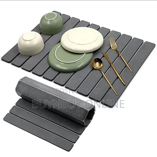 Foldable Stone Dish Drying Mat. · Photo 1