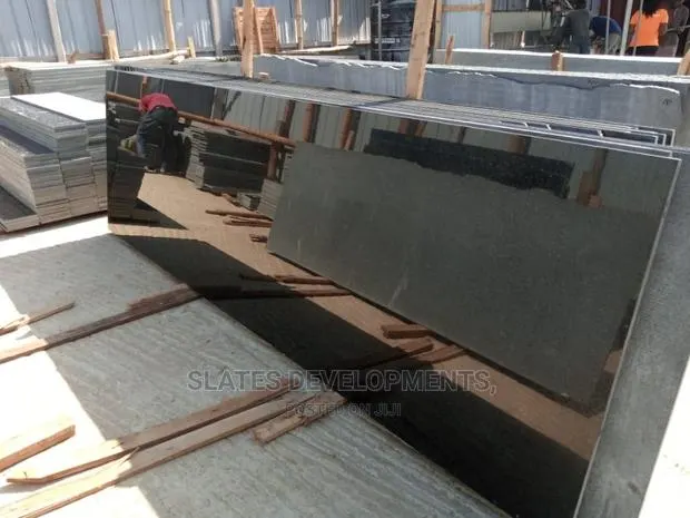 Black Galaxy Granite Slabs Countertops · Photo 1