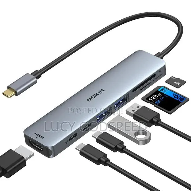 Usb Type C to Hdmi 8 in 1 Adapter · Photo 1