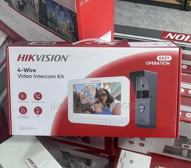 Hikvision 4-Wire Analog Video Intercom Ds-Kis203t Villa Kit · Photo 1