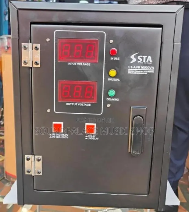 STA ST-AVR10000VA Single Phase Digital AC Automatic Voltage Regulator · Photo 1