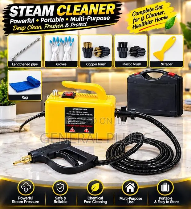 Steam Powered Auto Deep Steam Cleaning for Cars , AC , Kitchen, Sofas · Photo 1