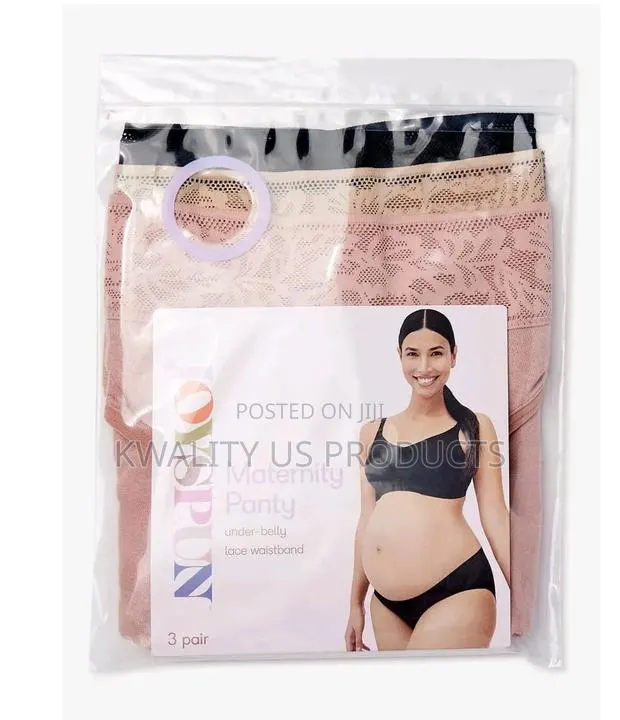 3-Pack Women's Maternity Under-the-Belly Panties - All Sizes · Photo 1
