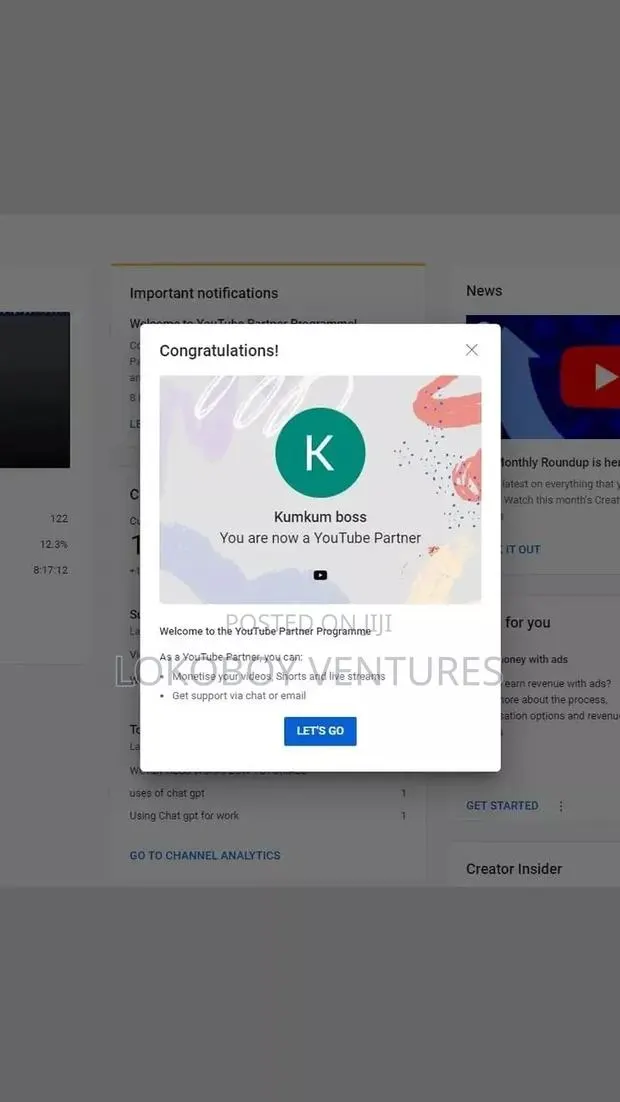 Youtube Monetization · Photo 1