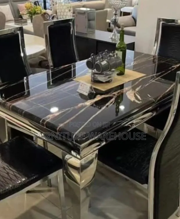 Six Seater Marble Dinning Set · Photo 1