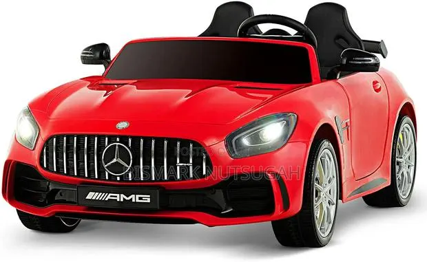 Red Mercedes-Benz AMG GTR Electric Ride-on Toy Car · Photo 2