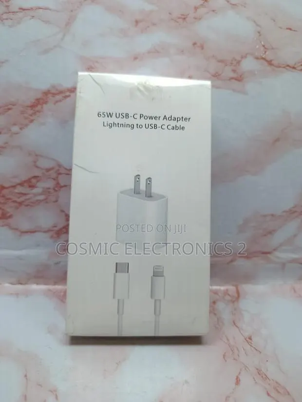 65W USB-C PD Fast Charger With Lightning Cable for iPhone iPad · Photo 1