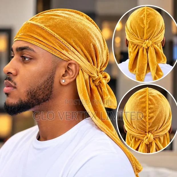 Premium Velvet Durag – Extra Long Tail, 360 Waves · Photo 1