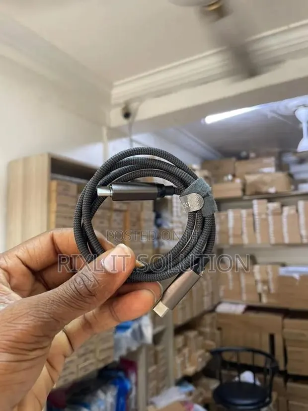 240W USB-C to USB-C Braided Fast Charging Cable 2M High-Speed Data · Photo 1
