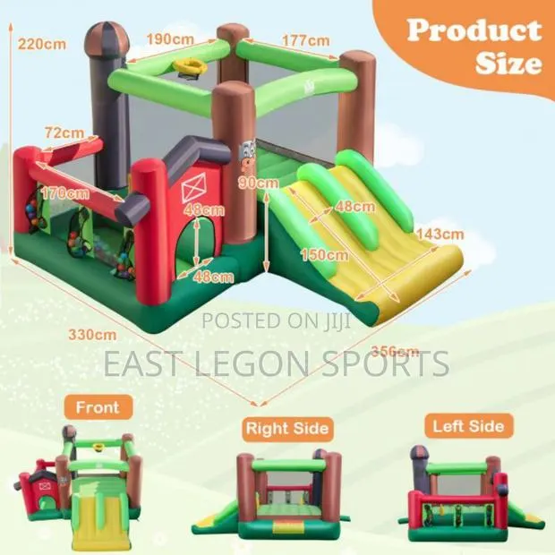 Bouncy Castle With Blower Pump 12ft X 5ft Trampoline 
Whatsa · Photo 2