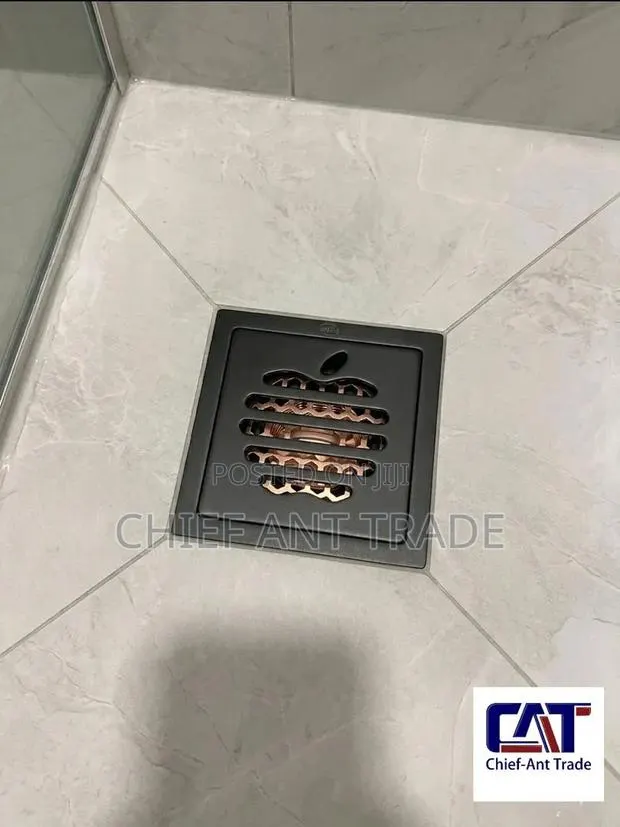 Black Anti-Odour Floor Drain Hp1503b · Photo 1