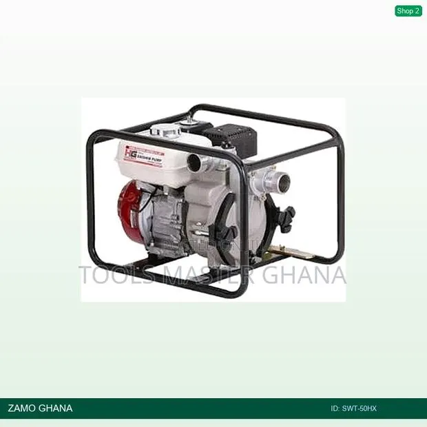Water Pump Trash 2 Inch Honda Gasoline Engine 5.5hp - SWT-50hx · Photo 1