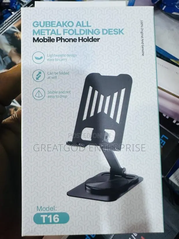 Gubeako All Metal Folding Desk Mobile Phone Holder · Photo 1