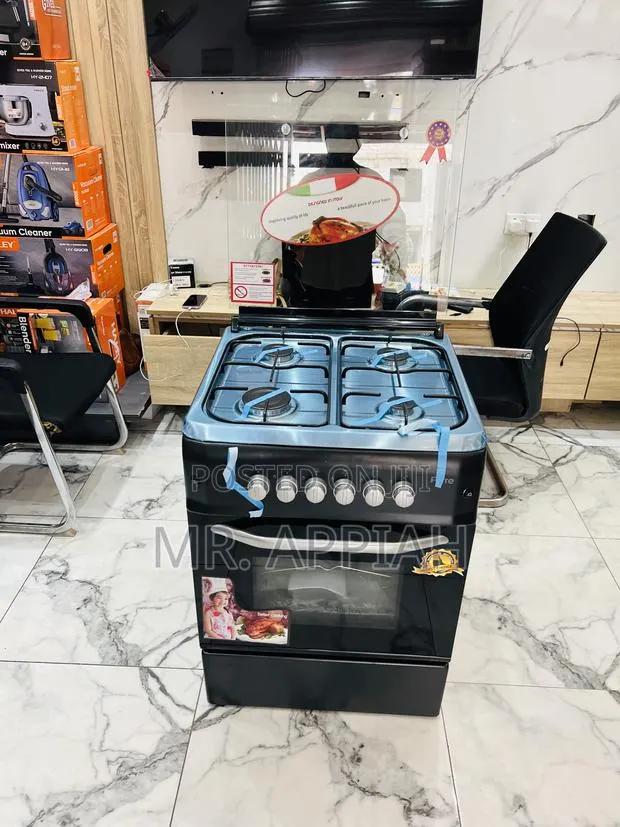 Get Premium Ferre 60x60cm 4 Gas Burner With Oven(Black) · Photo 1