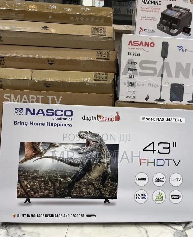 Super Classic Nasco 43” Digital Satellite Television(Black) · Photo 1