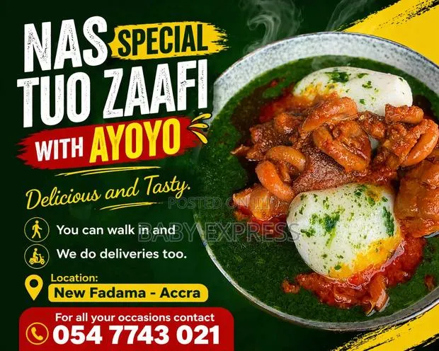 Authentic Tuo Zaafi With Ayoyo Soup - Delivery Walk-In · Photo 1