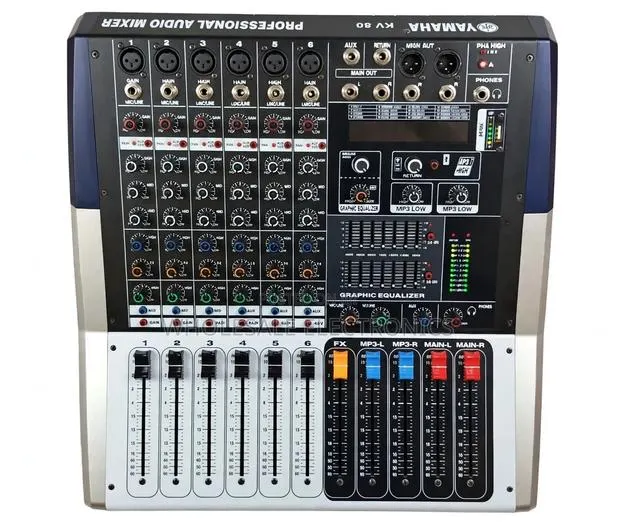 Yamaha KV-80 8-Channel Powered Mixer With Integrated Amplifier · Photo 1