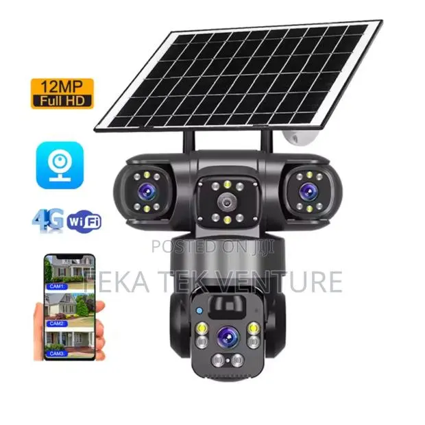 Ai Solar 4g CCTV With 3 Camera Wifi Options · Photo 1