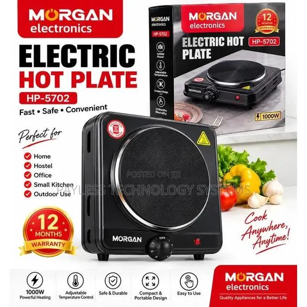 Morgan Original Electric Hot Plate – HP-5702 · Photo 1