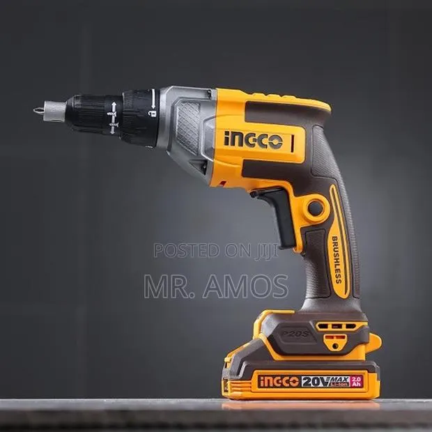 1/4” Hex Cordless Drywall Screwdriver + 6pcs Accessories - Cdsli204281 · Photo 1