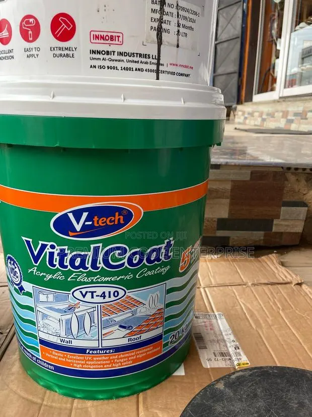 Acrylic Uv Elastomeric Coating for Roof · Photo 1