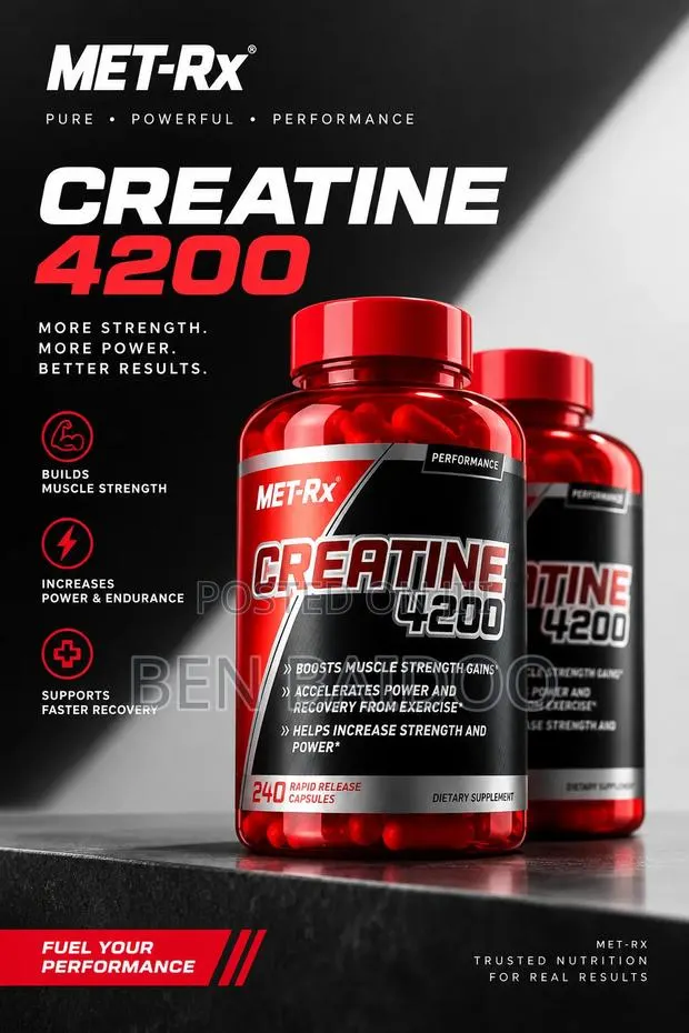 Met-Rx Creatine Capsules (Ultimate Power Booster) · Photo 1