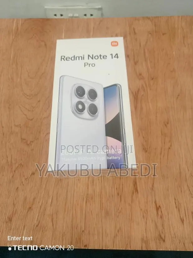 New Xiaomi Redmi Note 14 Pro 256 GB Black · Photo 1