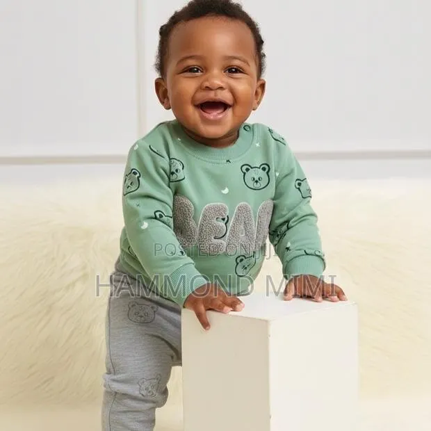 2piece Baby Boy Sweatshirt and Sweatpants Set · Photo 1