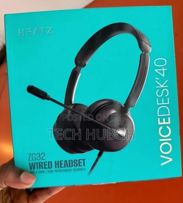 Heatz Voicedesk' 40 Wired Pine Headset · Photo 1