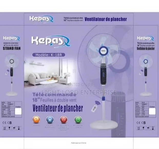Standing Kepas Fan With Remote 18" · Photo 1