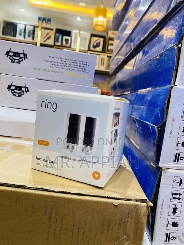 Energy Efficient Ring Indoor Camera(Black). · Photo 1
