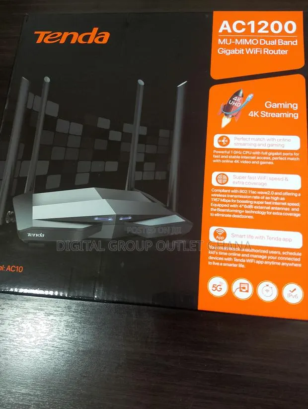 Tenda AC1200 - MU-MIMO Dual Band Gigabit WiFi Router · Photo 1