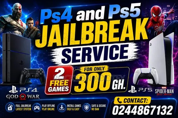 Ps4 & Ps5 Games Jailbreak/Online Installation Services · Photo 1