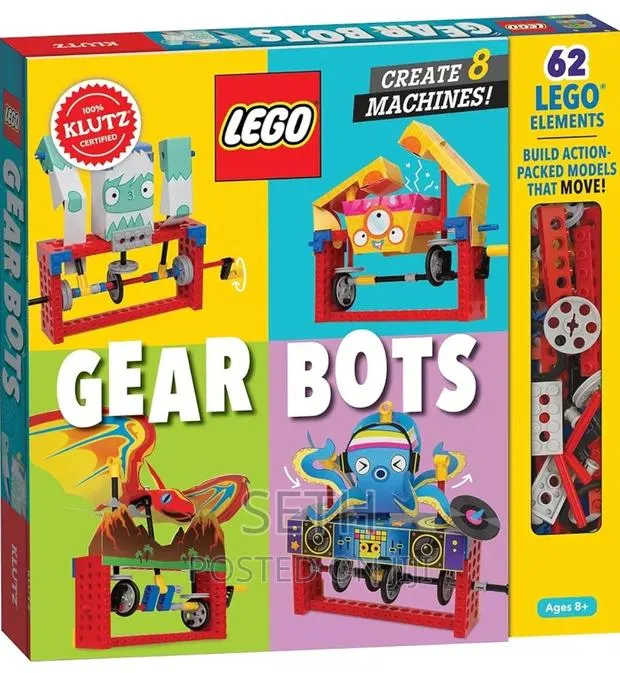 Klutz Lego Gear Bots Science/Stem Activity Kit for 8-12 Yrs · Photo 1