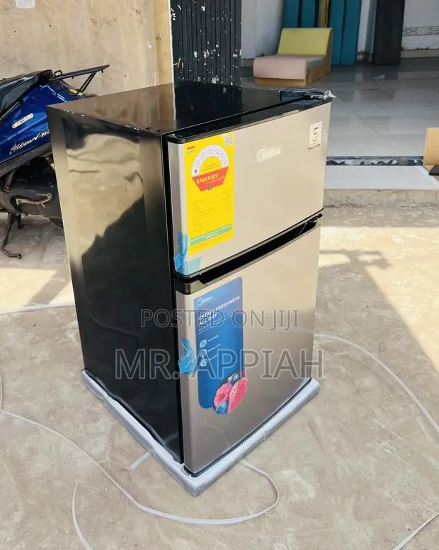 Premium Midea 2 Door Table Top Fridge(87liters)Gray · Photo 1