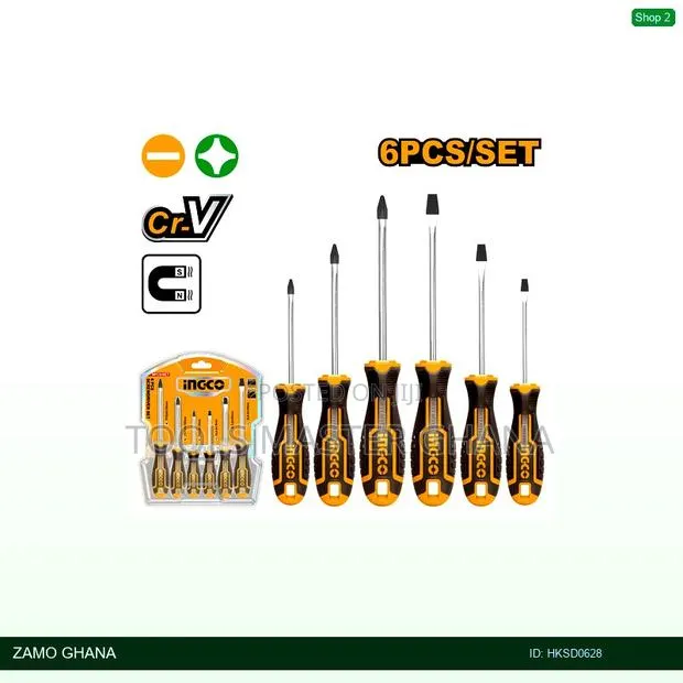 6 PCS Screwdriver - Hksd0628 · Photo 1
