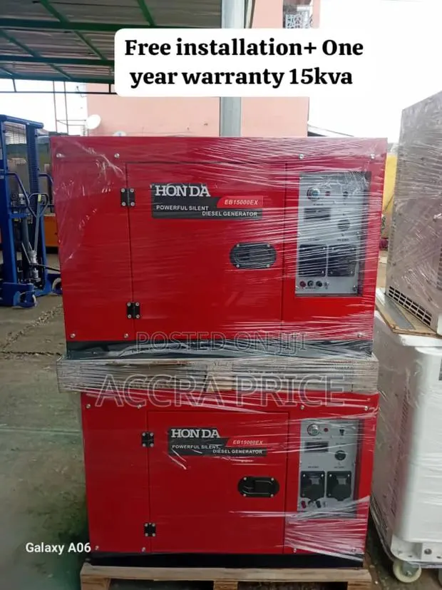 Power All Day Generator 15kva Honda Diesel Bearable Noise · Photo 1