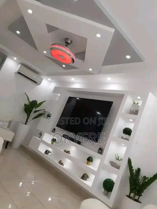 Plasterboard,Acoustic Ceiling and Fluted Panel Installation · Photo 1