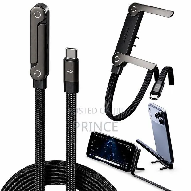 Foldable Phone Stand Cable · Photo 1